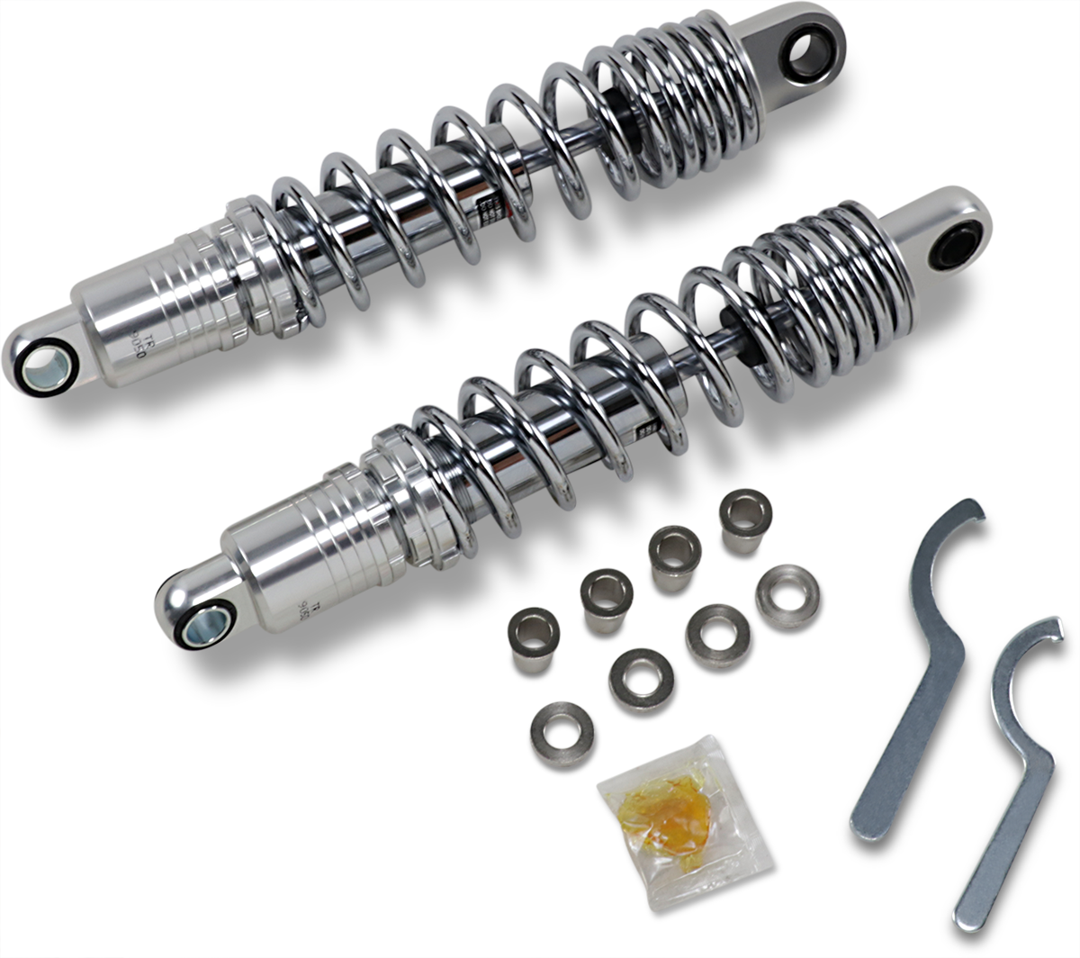 Drag specialties shocks Premium Ride-Height Adjustable Shocks - Chrome - Heavy Duty - 13.5" Harley Davidson