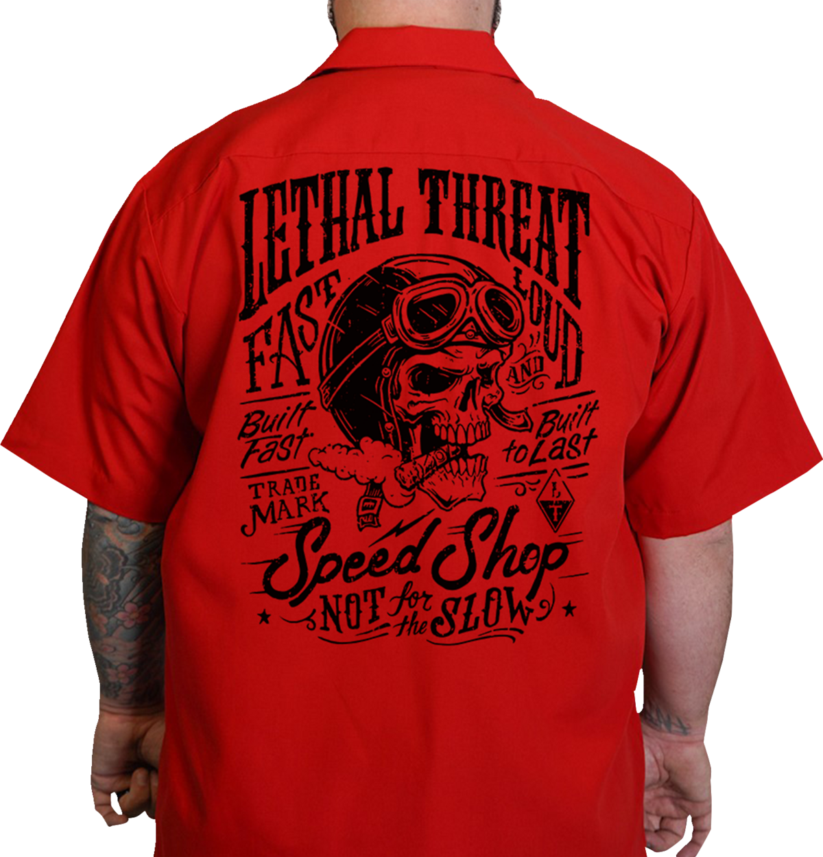 LETHAL THREAT Not for the Slow Skull Shop Shirt
