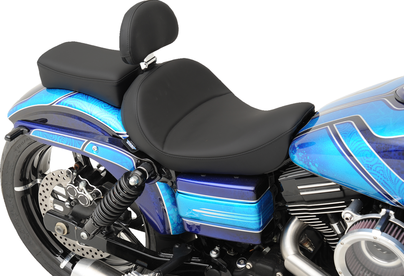 Drag Specialties Backrest Compatible Solo Seat For Harley Dyna 2006-2017