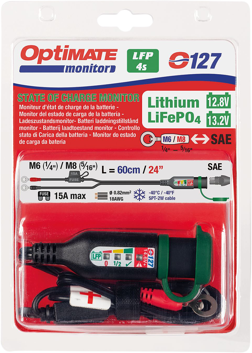 Tecmate Lithium Battery Monitoring Lead O-127