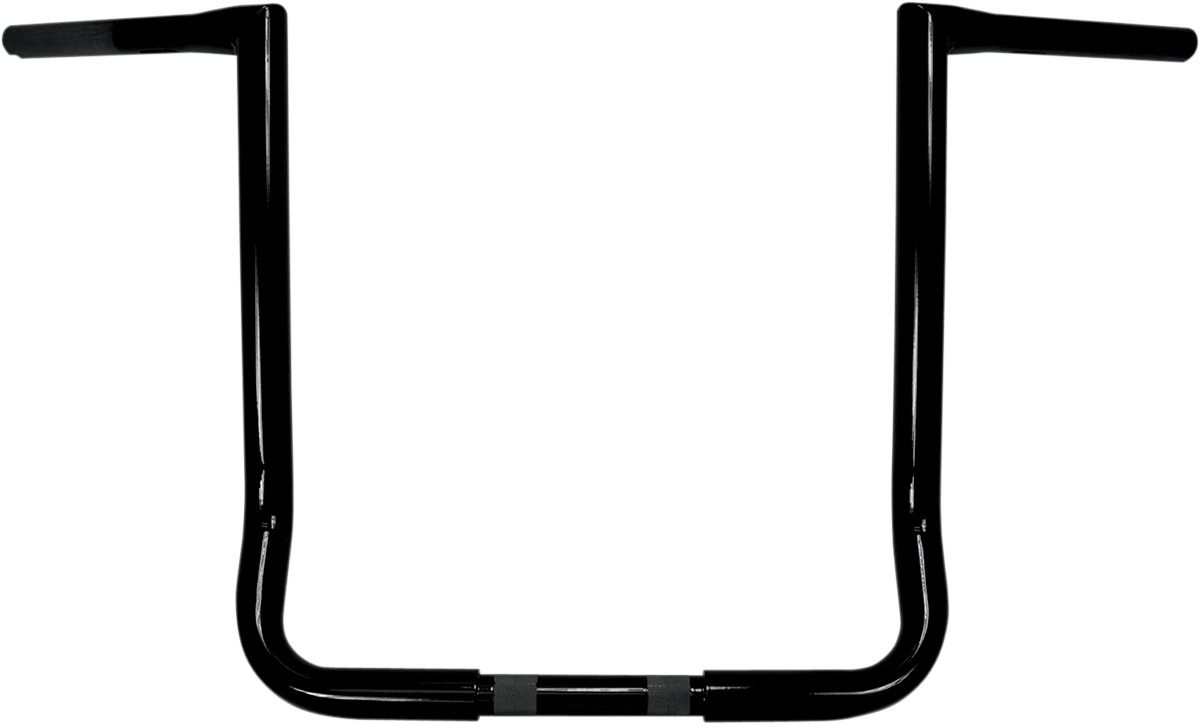 La choppers 1-1/4" Twin Peaks Touring Handlebar - 16" - Black Harley Davidson