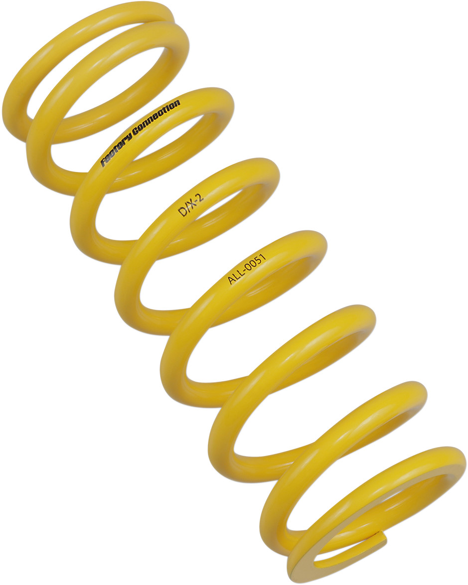 Factory connection Shock Spring - Rear - Spring Rate 286 lb/in Honda/Suzuki/Kawasaki