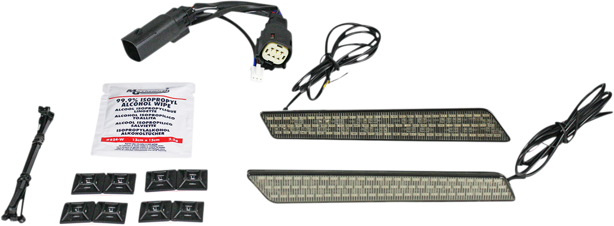 Custom Dynamics Dual Color Saddlebag Latch Lights For Harley Touring 2014-2025
