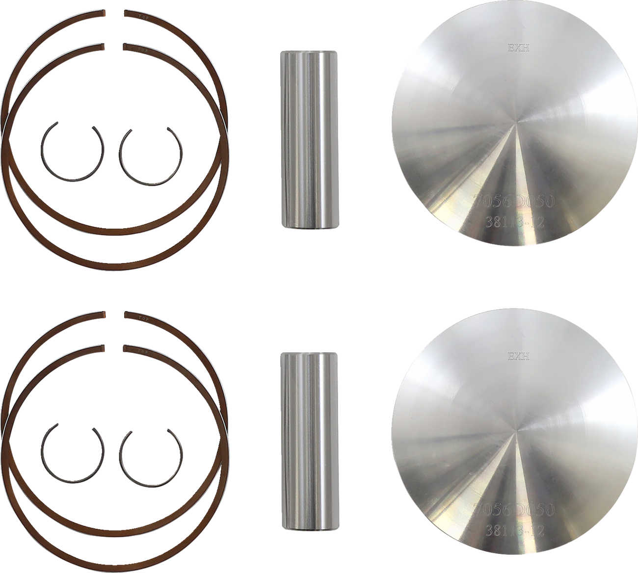 WOSSNER Piston Kit for 2 Stroke