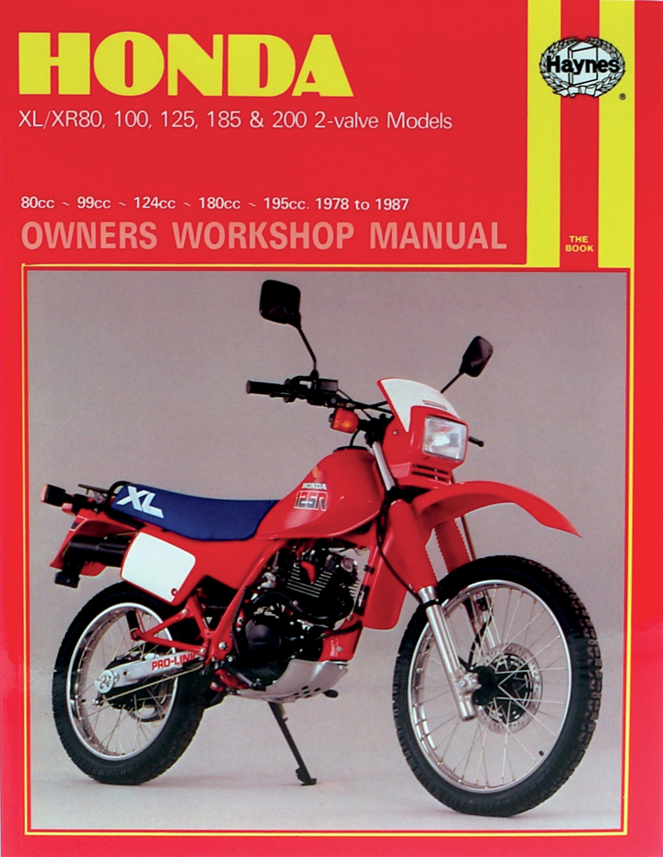 Motorcycle Repair Manual — Motorcycle, Honda