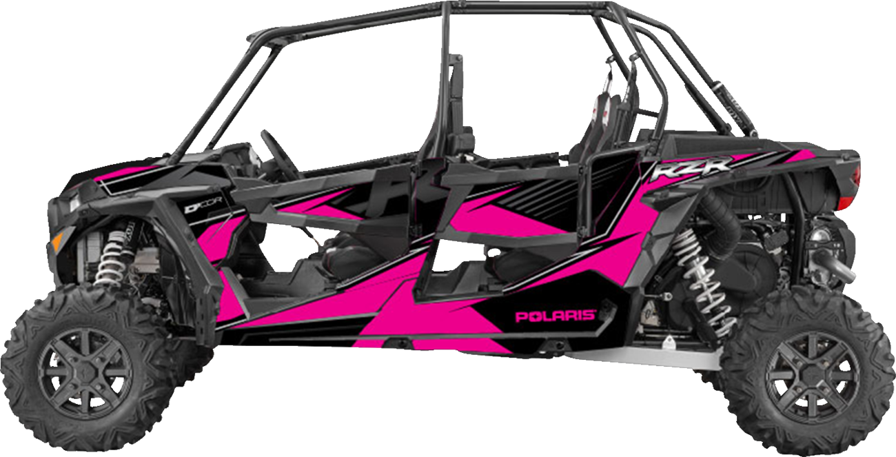 D'cor visuals Complete UTV Graphics Kit 2014-2016 Polaris RZR XP 4 1000 EPS / 2017-2017 Polaris RZR 4 XP 1000 4x4