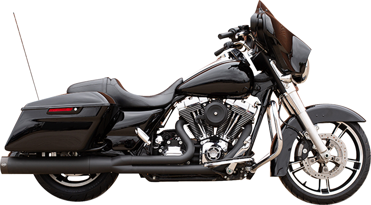 S&s cycle 2-into-1 Sidewinder Exhaust System - 50 State - Black - Touring '07-'16 Harley Davidson