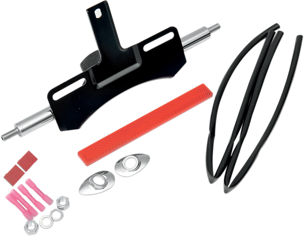 Drag specialties Turn Signal Relocation Kit - Rear 2002-2006 Harley Davidson 1200 Custom EFI XLC / 2007-2019 Harley Davidson XL1200C Sportster 1200 Custom / 2004-2006 Harley Davidson XL883 Sportster