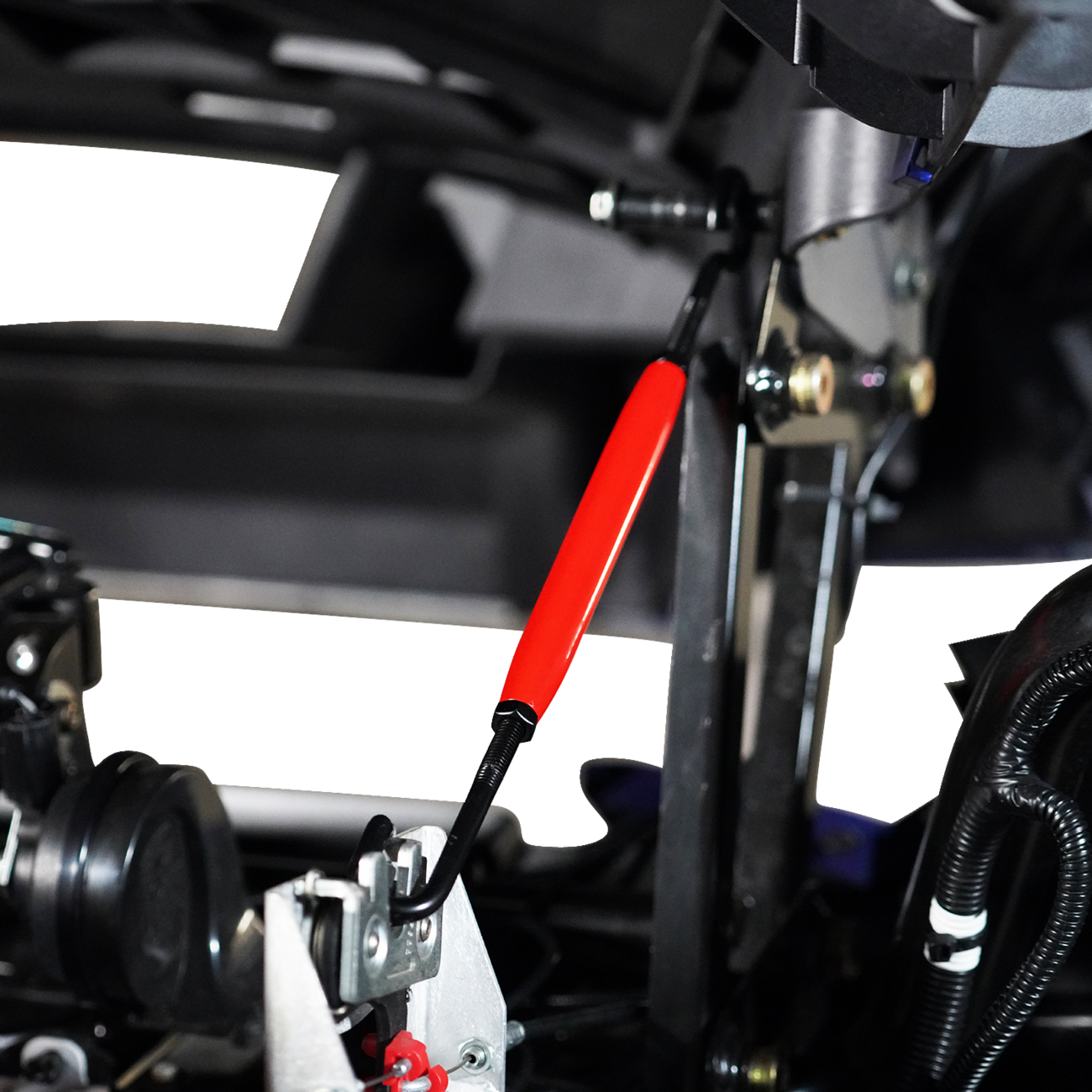 SHOW CHROME Adjustable Hood Rod