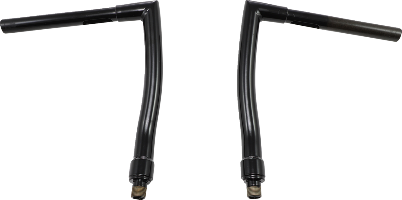 Todd's cycle 1-1/4" Strip Handlebar - FXS - 12" Rise - OEM Top Tree - Black 2011-2013 Harley Davidson FXS Blackline