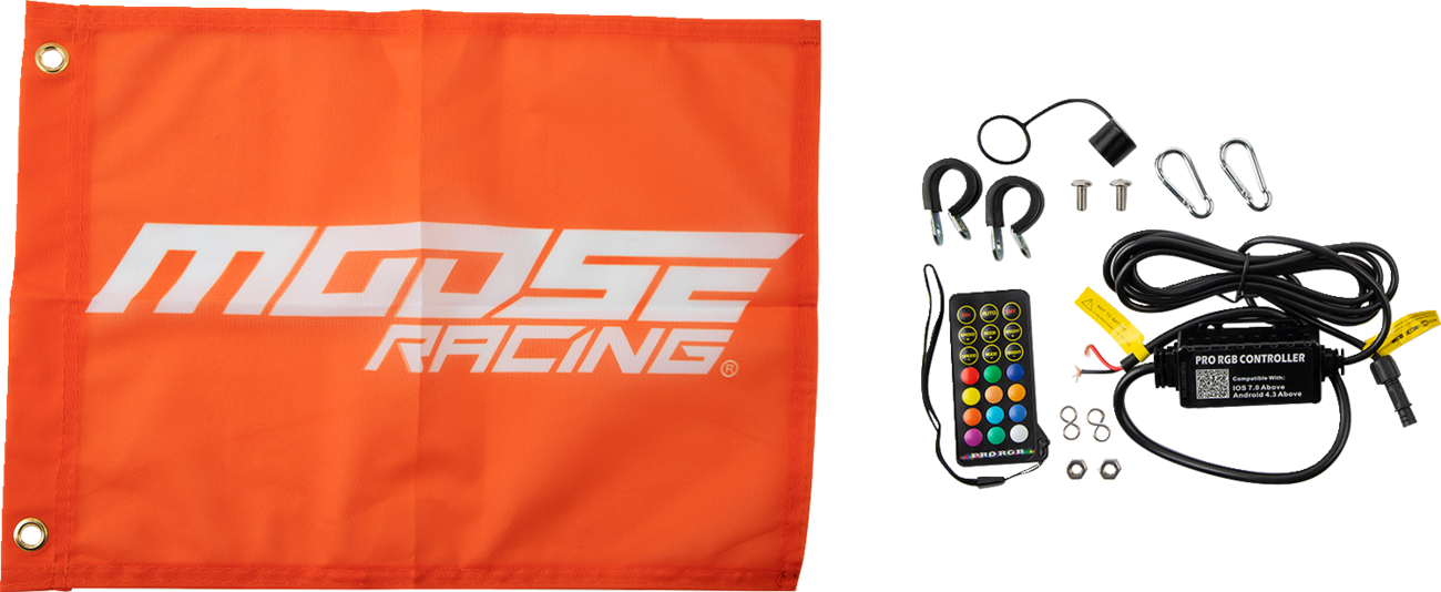 MOOSE OFFROAD Chase Bluetooth Whip Light