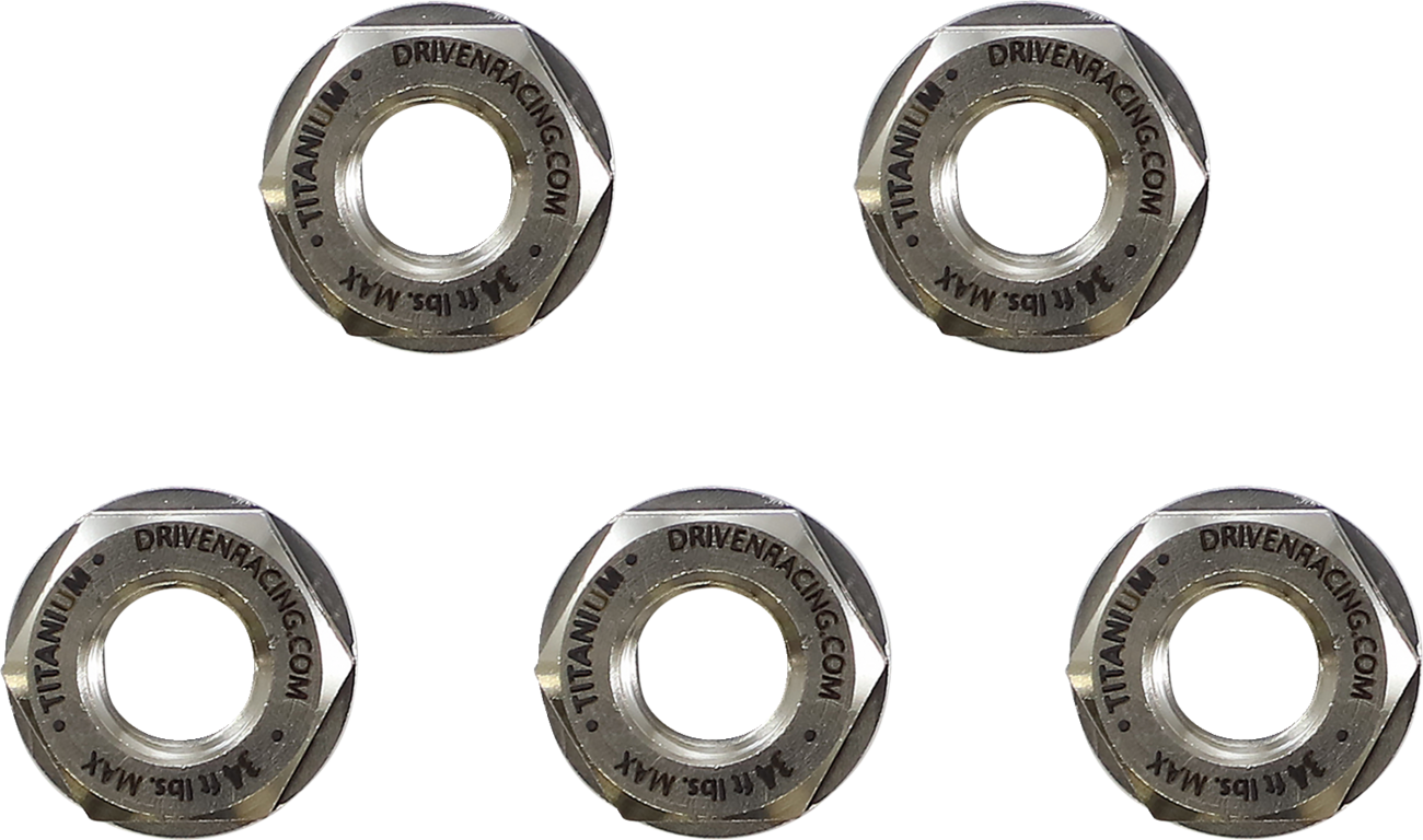DRIVEN RACING Titanium Sprocket Nuts