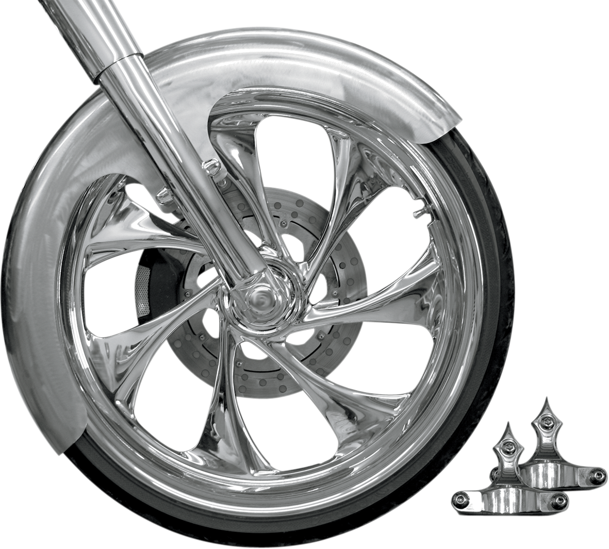 Front Fender Kit for 23" Wheel