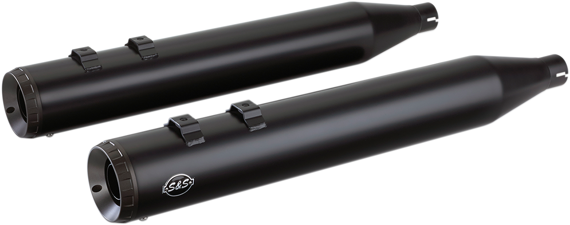 S&S Cycle Grand National Slip-On Race Mufflers For Harley Touring 1995-2016
