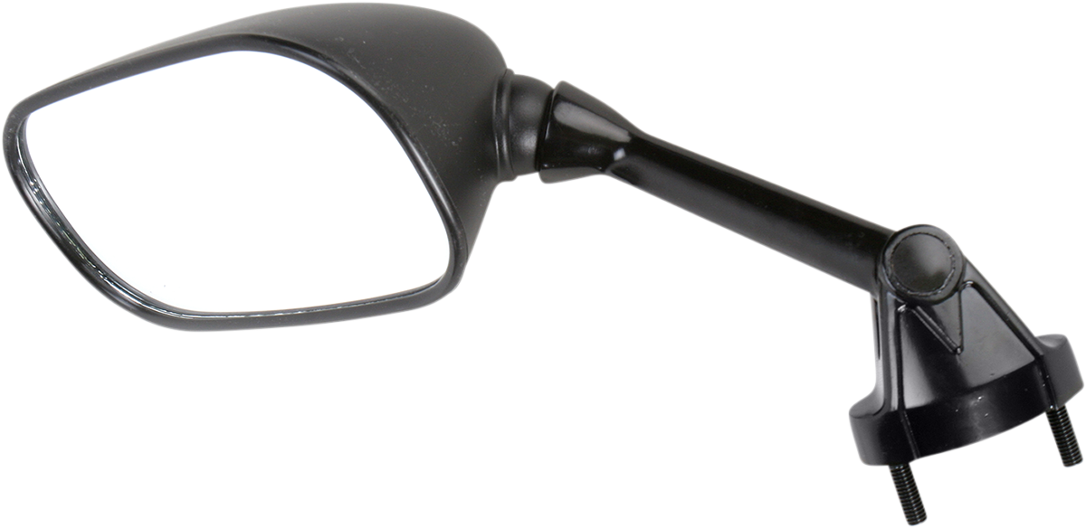 Emgo Mirror - Side View - Rectangle - Black - Left 2007-2008 Kawasaki ZX600 Ninja ZX-6R