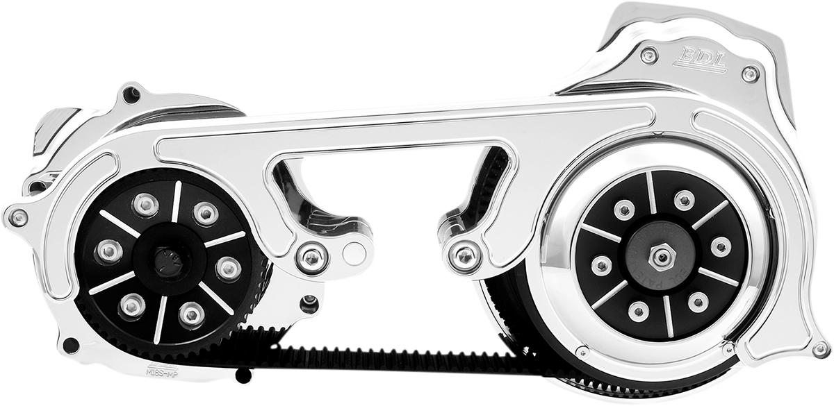 BELT DRIVES LTD. 2" Open Belt Drive with 2-Piece Motor Plate