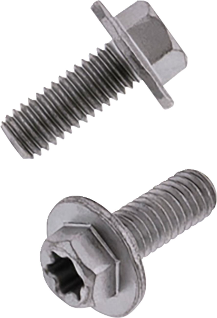 Bolt Hardware Large Euro Torx Flange M6 Bolt Kit