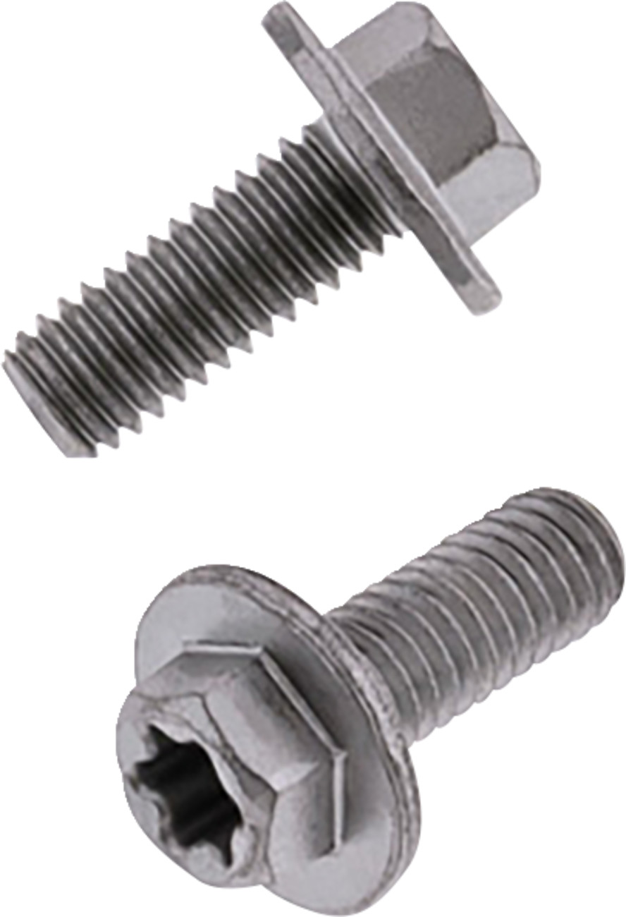 Bolt Hardware Large Euro Torx Flange M6 Bolt Kit