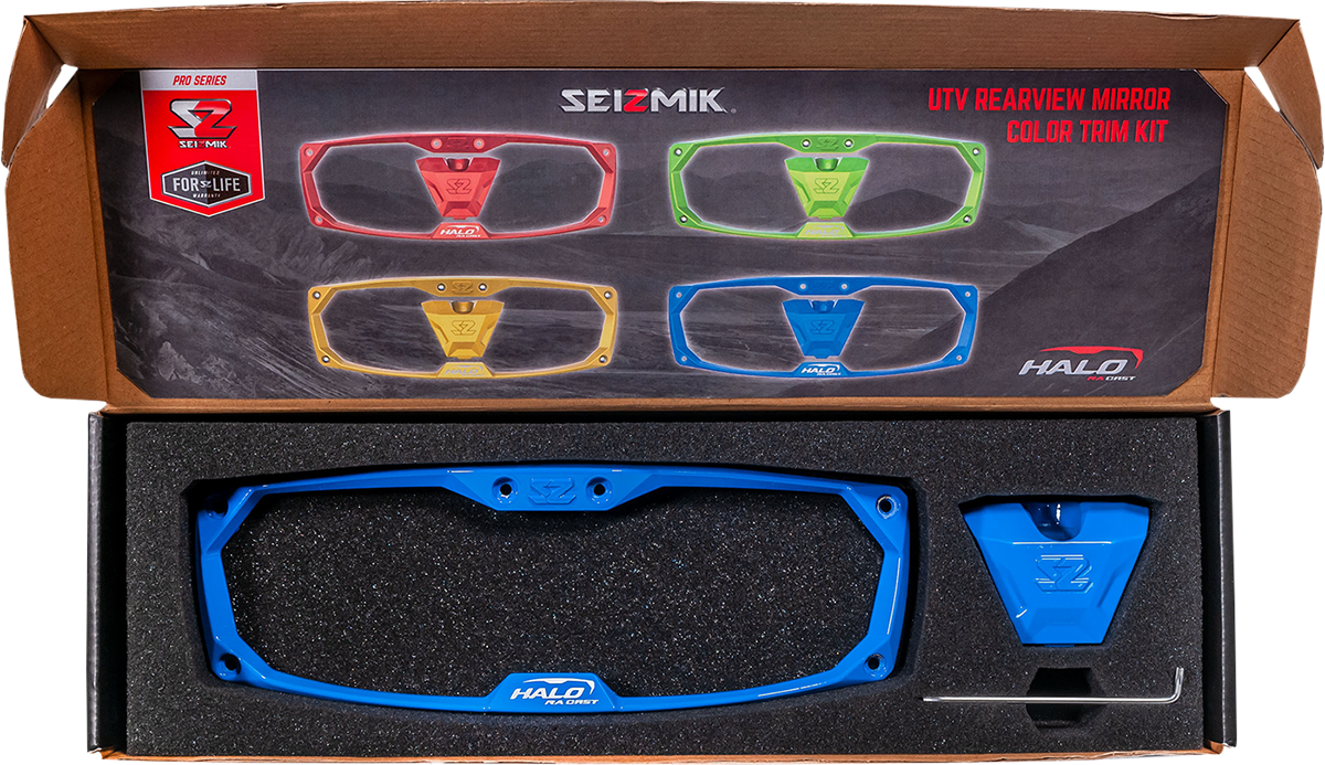 Seizmik Trim Kit - Halo-RA Series/Rear View/Mirror - Blue