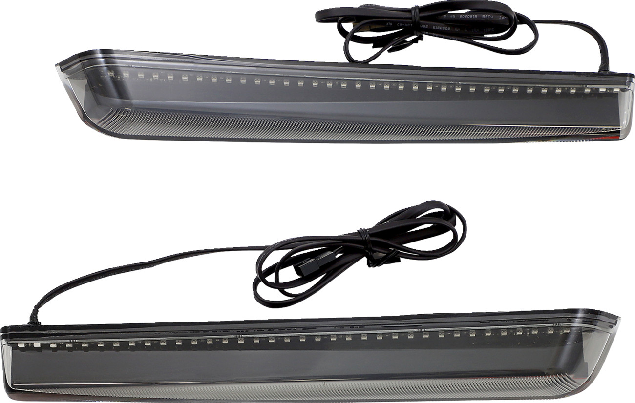 Ciro Machete Extended Saddlebag LED Lights For Harley Touring 2015-2025