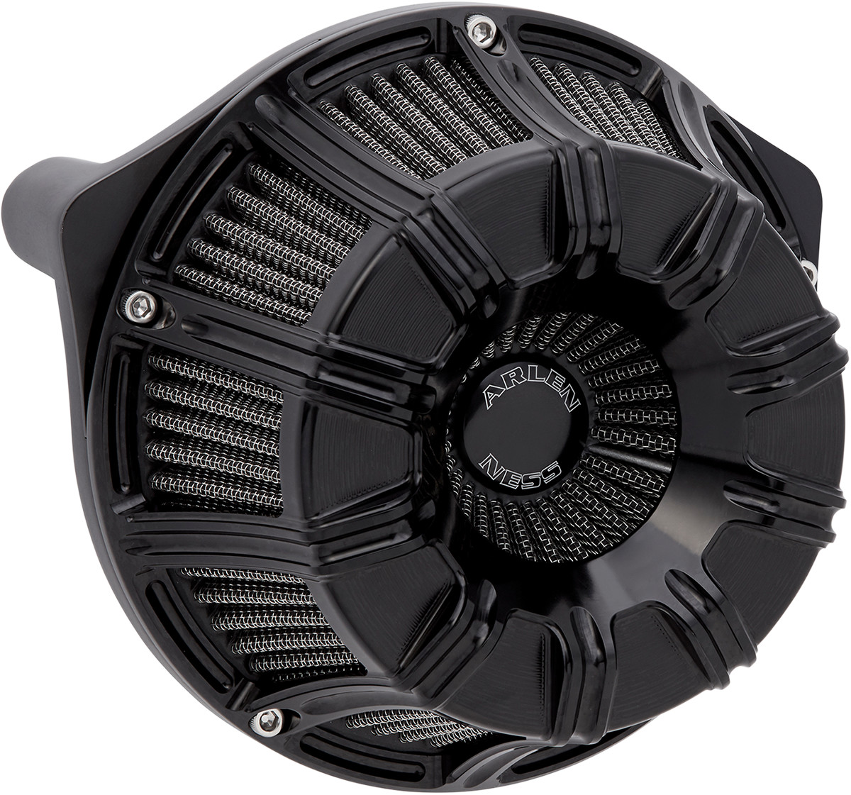 Arlen ness Inverted Series Air Cleaner Kit - Black Harley Davidson