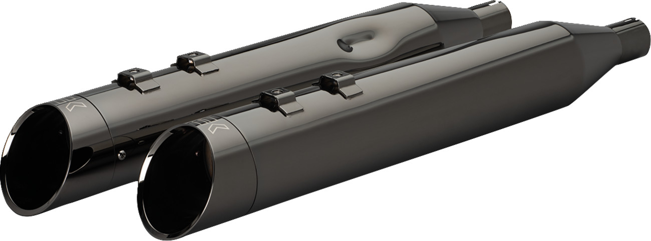 KHROME WERKS 4-1/2" HP-Plus® Slip-On Mufflers with Edge Tip