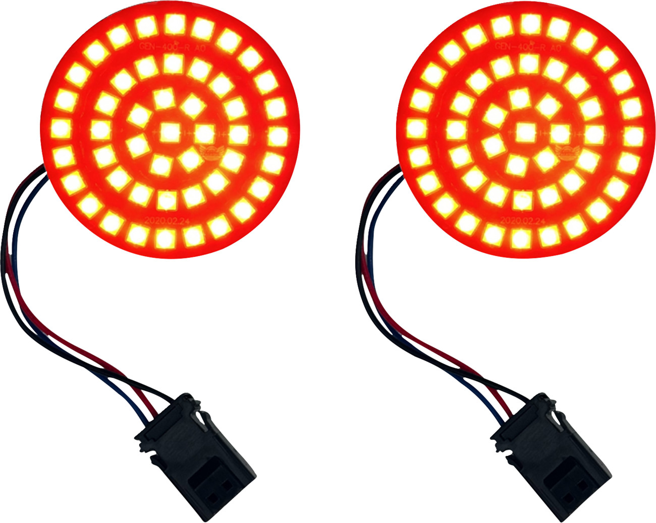 Custom Dynamics Genesis 4 Turn Signal Inserts For Harley Softail 2025-2026