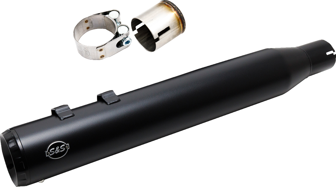 S&S Cycle 2 Into 1 Swindler 4" Muffler Kit For Harley Touring 2017-2025