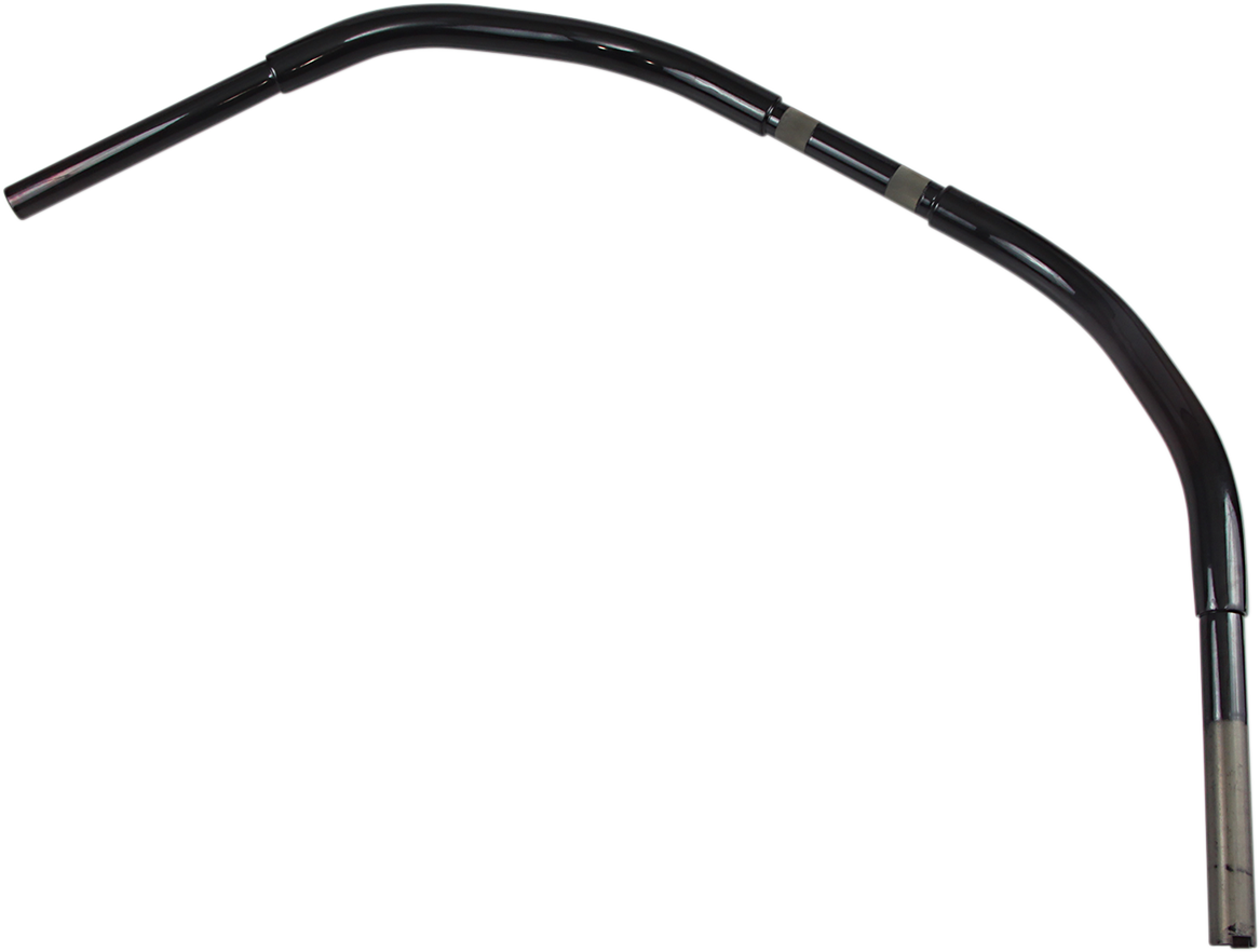 Drag specialties 1-1/4" Buffalo Touring Handlebar - Beach - TBW - Black Harley Davidson