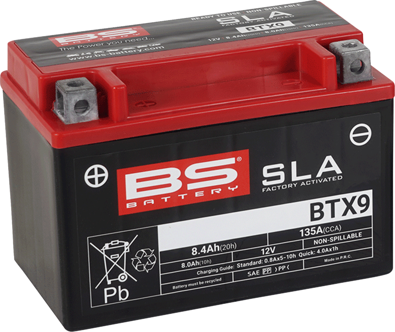 BS BATTERY SLA Factory- Activated AGM Maintenance-Free Battery