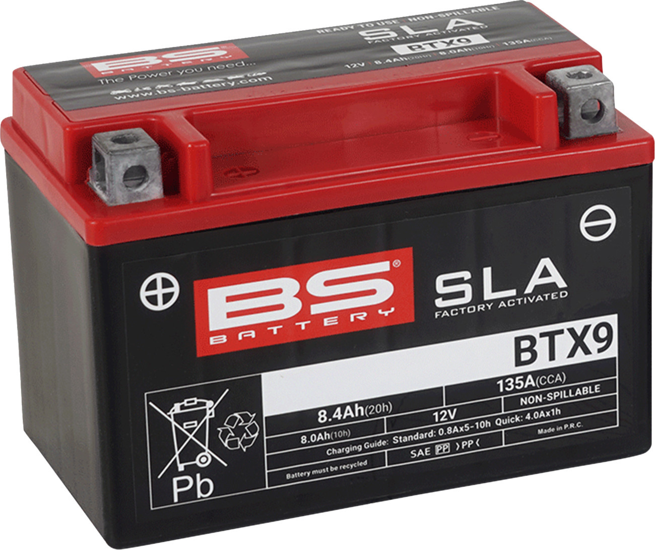 BS BATTERY SLA Factory- Activated AGM Maintenance-Free Battery