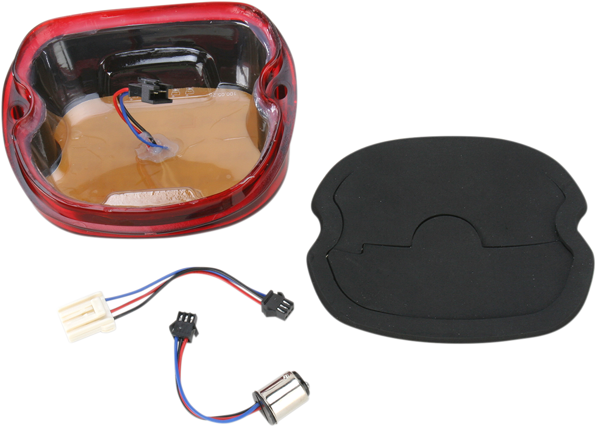 Drag Specialties LED Low Profile Taillight For Harley 1999-2026