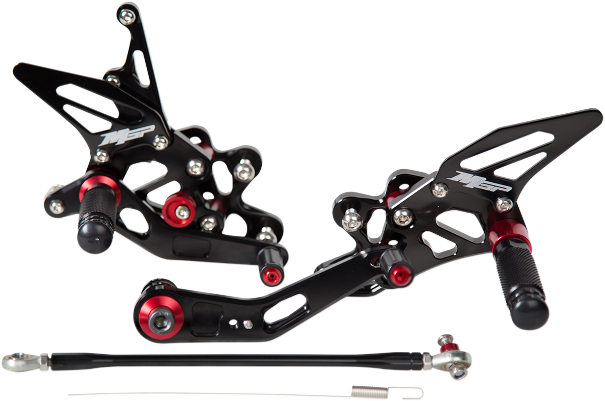 Mgp MGP Rearset - Black - Suzuki