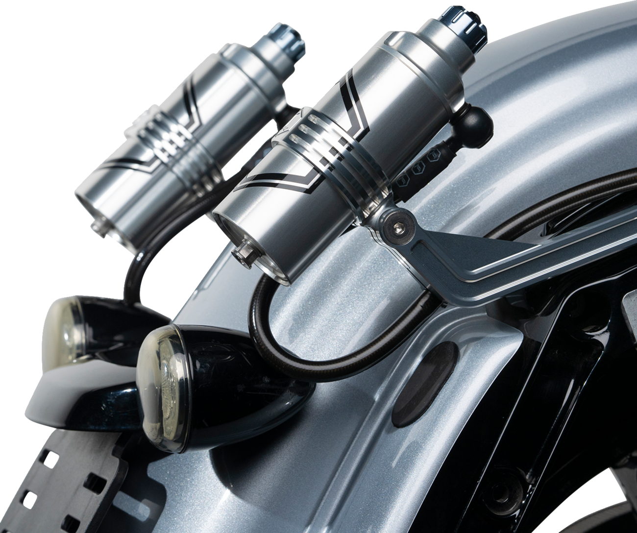 Legend Suspension REVO ARC External Reservoir Mount For Harley Touring 2014-2023