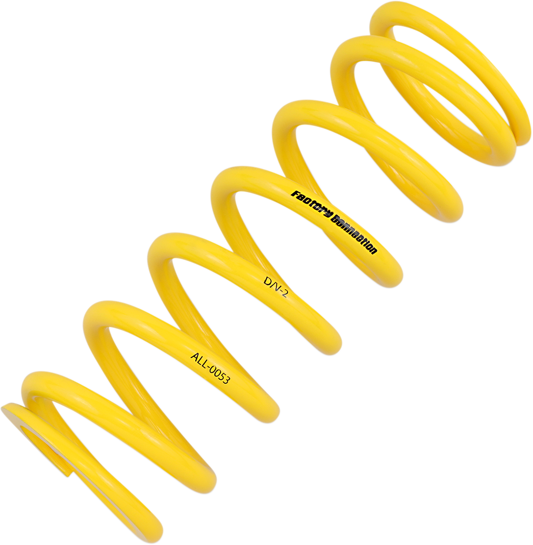 Factory connection Shock Spring - Rear - Spring Rate 295 lb/in Honda/Suzuki/Kawasaki