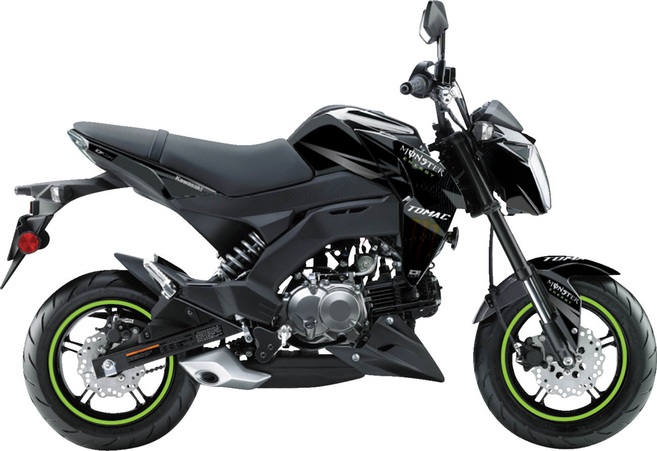 D'cor visuals Graphic Kit - Pro Lights out 2018-2023 Kawasaki BR125 Z125 PRO