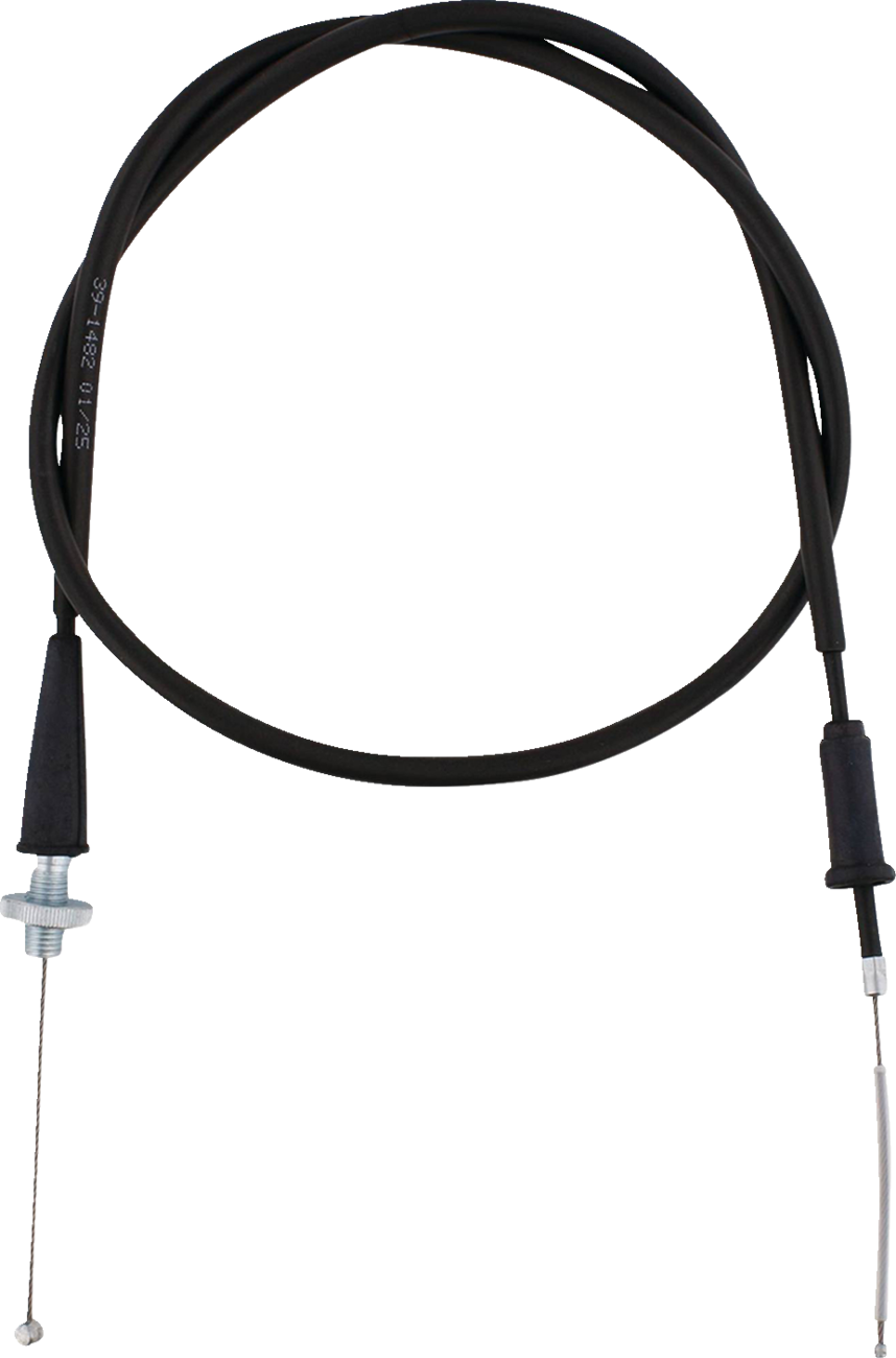 Moose Racing Black Vinyl Throttle Cable