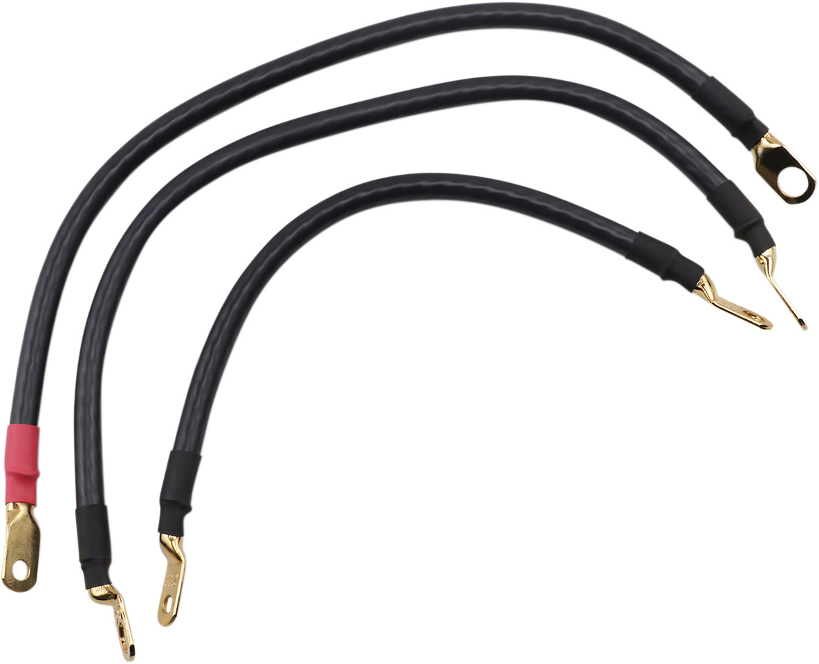 Terry Components Heavy Duty Battery Cables For Harley FXR 1982-1988