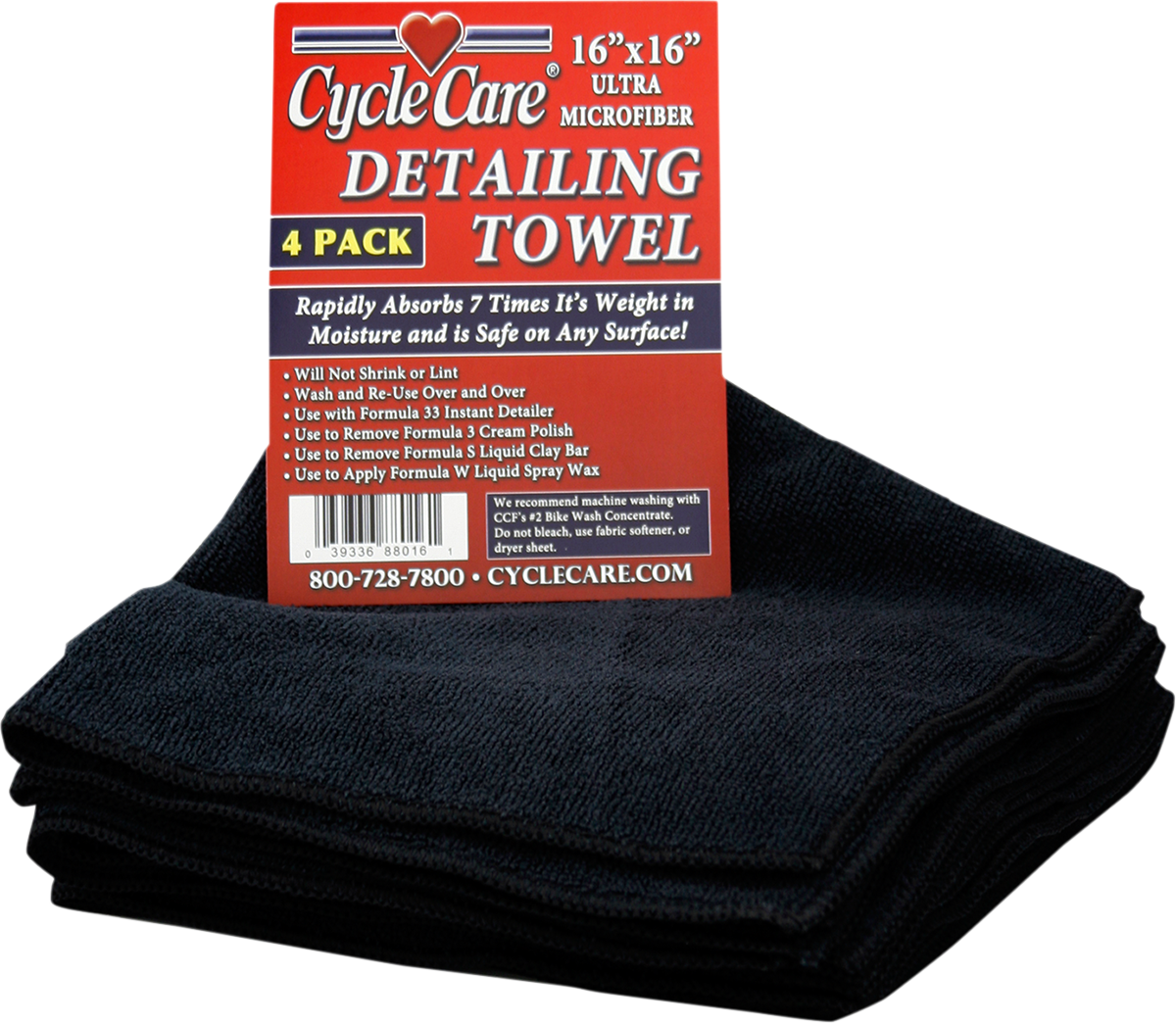 CYCLE CARE FORMULAS Microfiber Towels