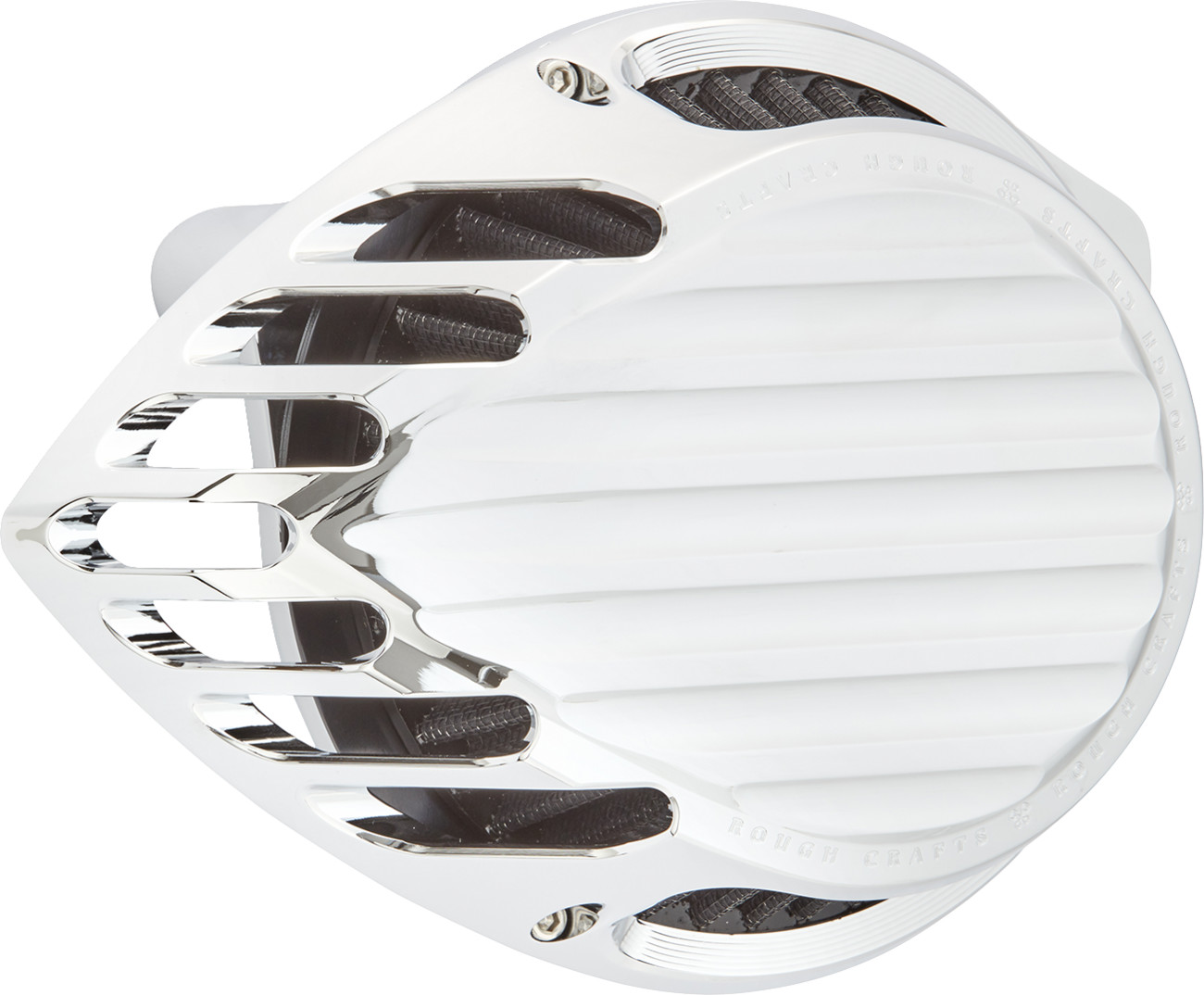 Arlen ness Rough Craft Air Cleaner Kit - Chrome Harley Davidson