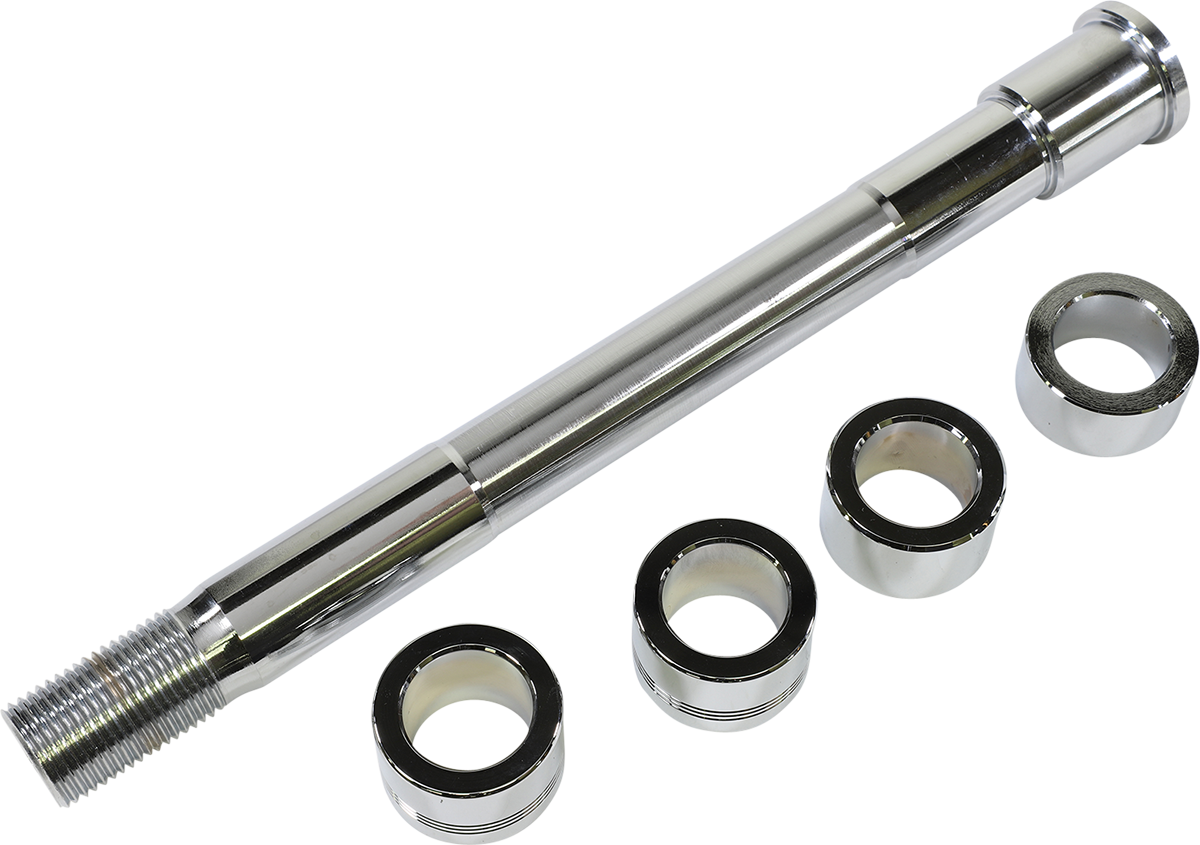 Drag specialties Axle Kit - Front - Chrome - '18-'25 Softail Harley Davidson