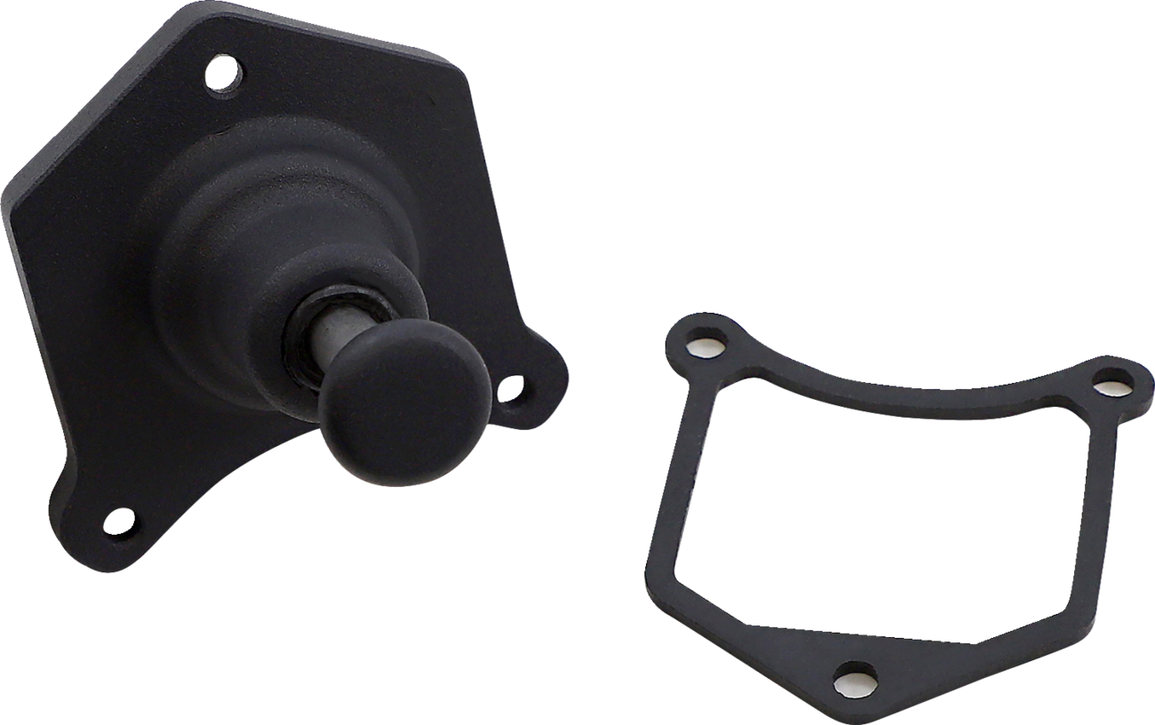 Terry components Solenoid End Cover - Starter Buttons - Black