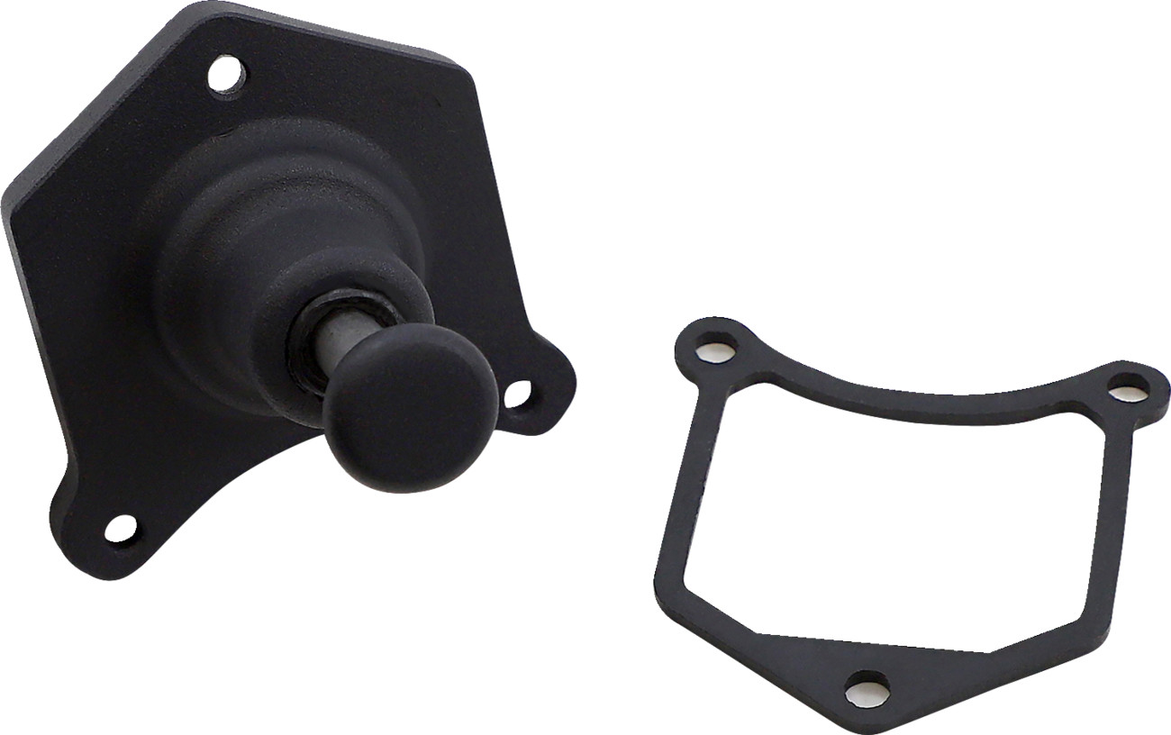 Terry components Solenoid End Cover - Starter Buttons - Black