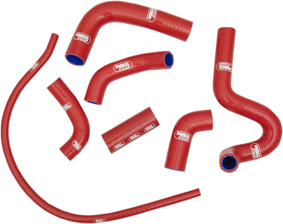 Samco sport Radiator Hose Kit - Red - Ducati
