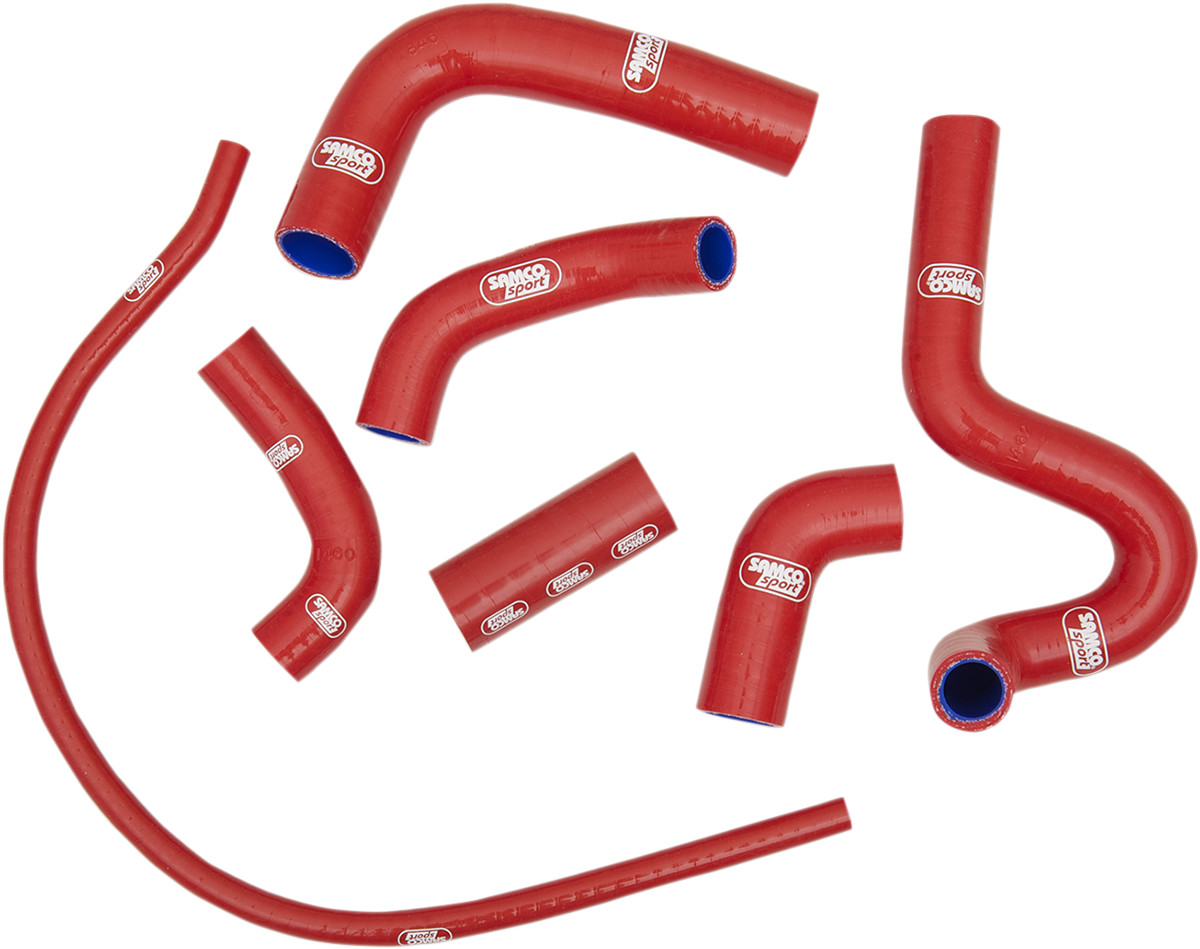 Samco sport Radiator Hose Kit - Red - Ducati