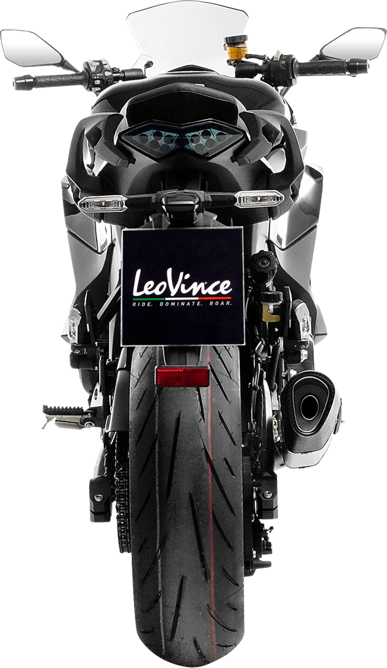 Leovince LV-14 R Slip-On Muffler - Titanium - Kawasaki Ninja 1000