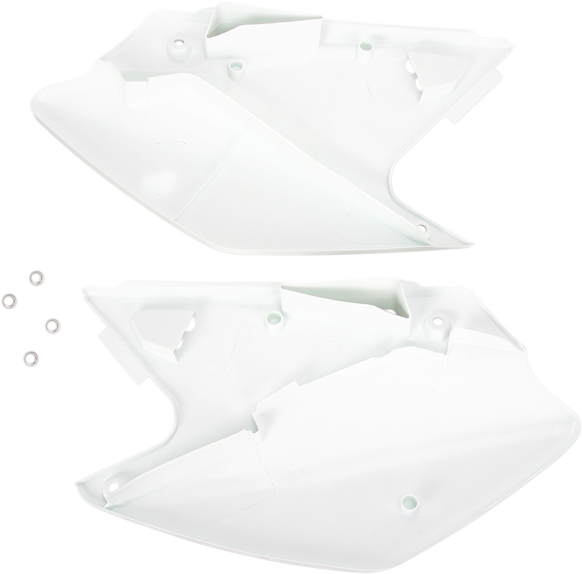 Acerbis Side Panels - White 2006-2008 Kawasaki KX250F