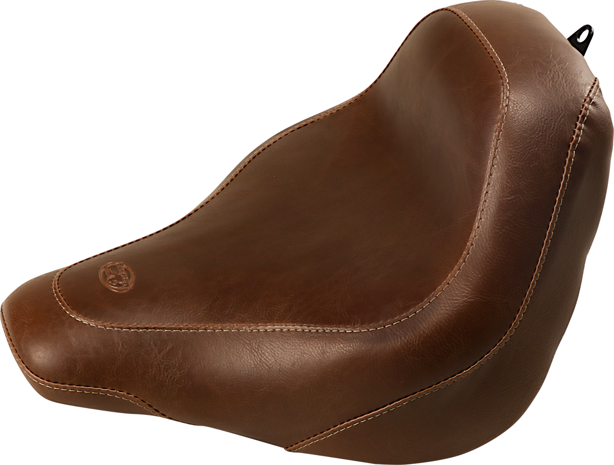Mustang Tripper Brown Motorcycle Solo Seat 18-19 Harley Softail Street Bob FXBB