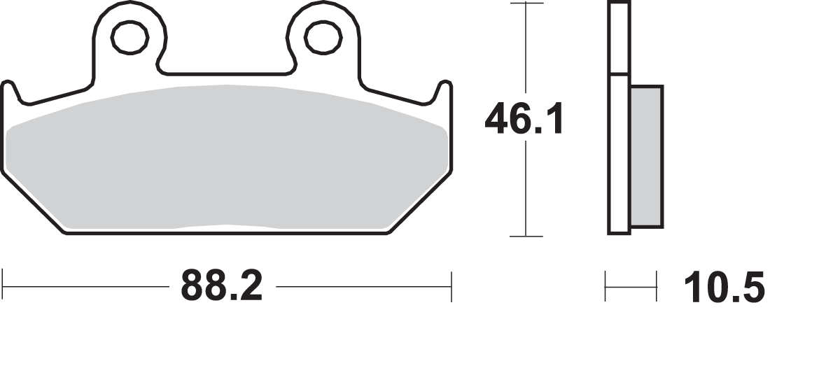 SBS HS Sintered Front Brake Pads 647HS