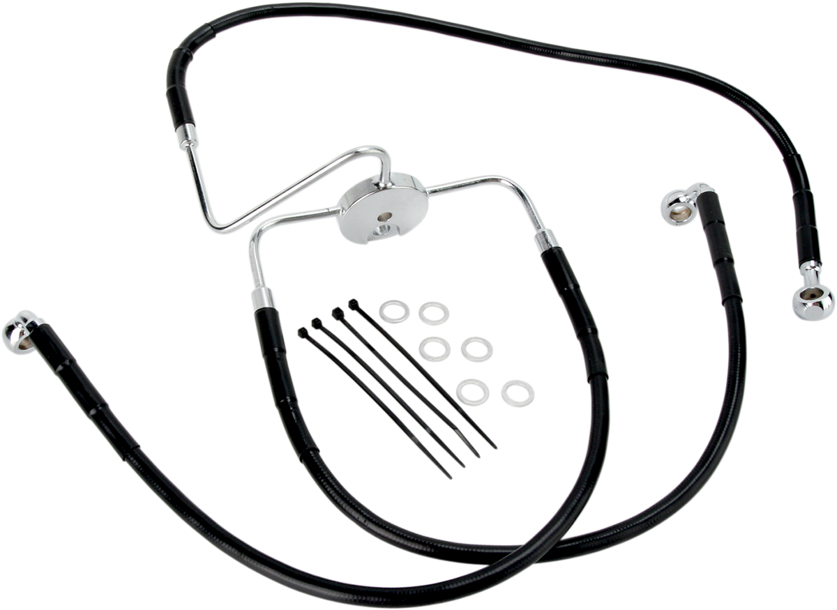 Drag Specialties Stainless Steel Brake Line Kit